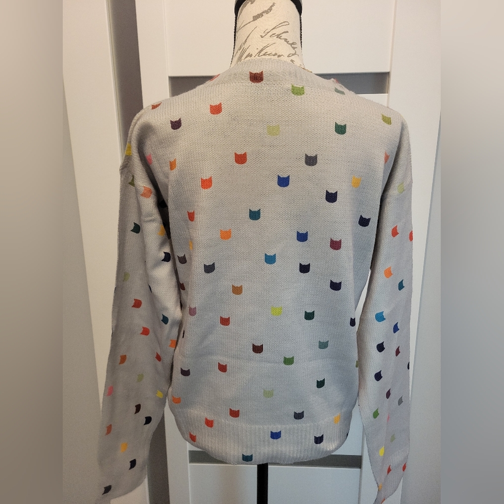 Multicolor Patterned Sweater - Picture 4 of 6